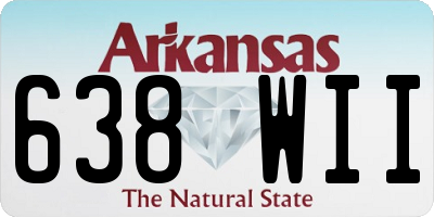 AR license plate 638WII