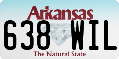 AR license plate 638WIL