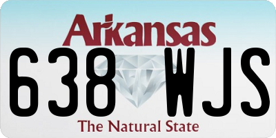 AR license plate 638WJS