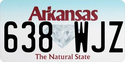 AR license plate 638WJZ