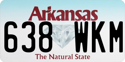 AR license plate 638WKM