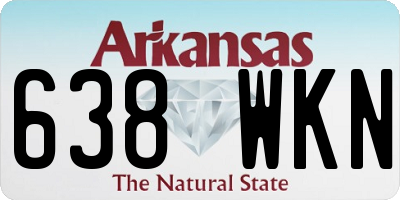 AR license plate 638WKN