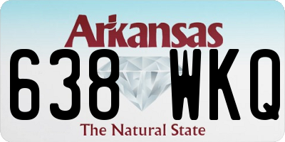 AR license plate 638WKQ