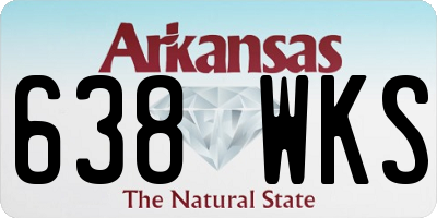AR license plate 638WKS