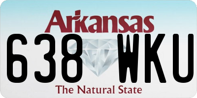 AR license plate 638WKU