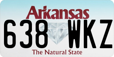 AR license plate 638WKZ