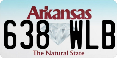 AR license plate 638WLB