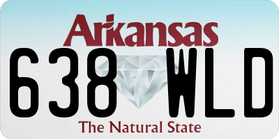 AR license plate 638WLD
