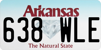 AR license plate 638WLE