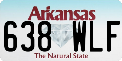 AR license plate 638WLF