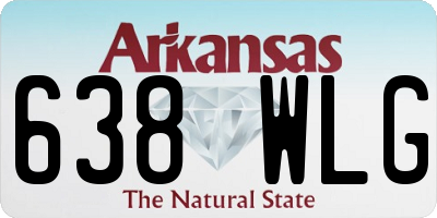 AR license plate 638WLG