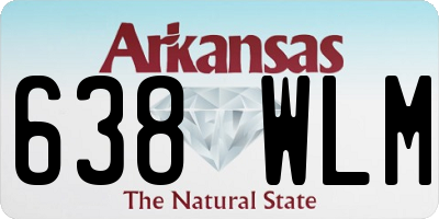 AR license plate 638WLM