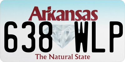 AR license plate 638WLP