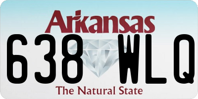 AR license plate 638WLQ
