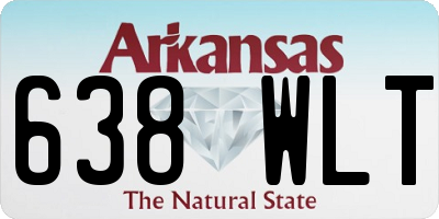 AR license plate 638WLT