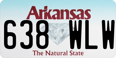 AR license plate 638WLW