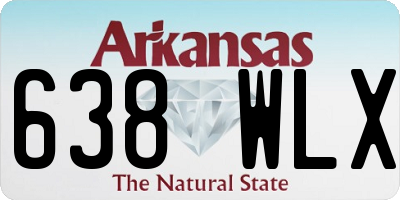AR license plate 638WLX