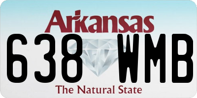 AR license plate 638WMB