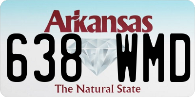 AR license plate 638WMD