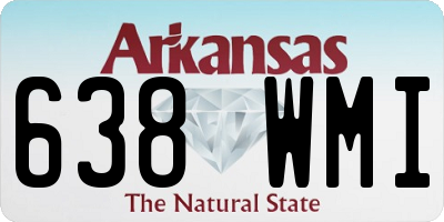 AR license plate 638WMI