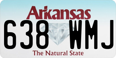AR license plate 638WMJ