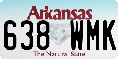 AR license plate 638WMK
