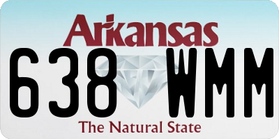 AR license plate 638WMM