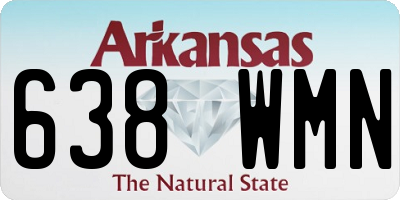 AR license plate 638WMN