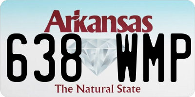 AR license plate 638WMP