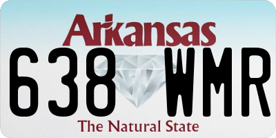 AR license plate 638WMR