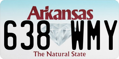 AR license plate 638WMY