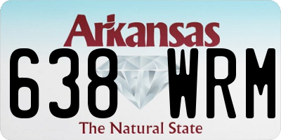AR license plate 638WRM