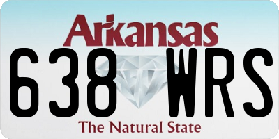AR license plate 638WRS