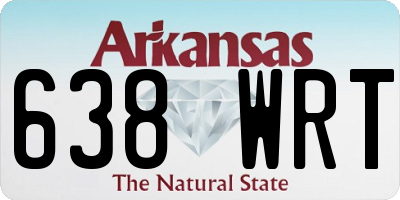 AR license plate 638WRT