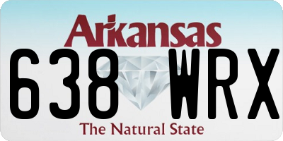AR license plate 638WRX
