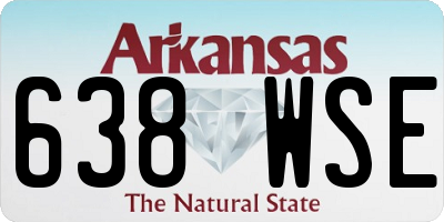 AR license plate 638WSE