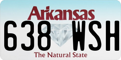 AR license plate 638WSH