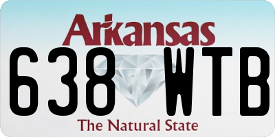 AR license plate 638WTB