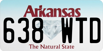 AR license plate 638WTD