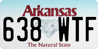 AR license plate 638WTF
