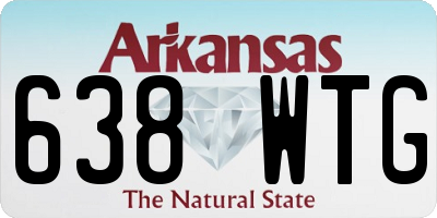 AR license plate 638WTG