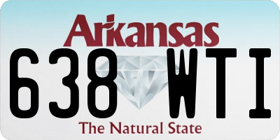 AR license plate 638WTI