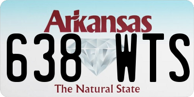 AR license plate 638WTS