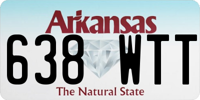 AR license plate 638WTT