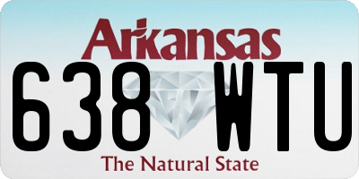 AR license plate 638WTU