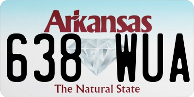 AR license plate 638WUA