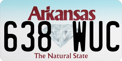 AR license plate 638WUC