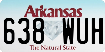AR license plate 638WUH