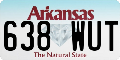 AR license plate 638WUT