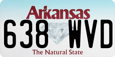 AR license plate 638WVD